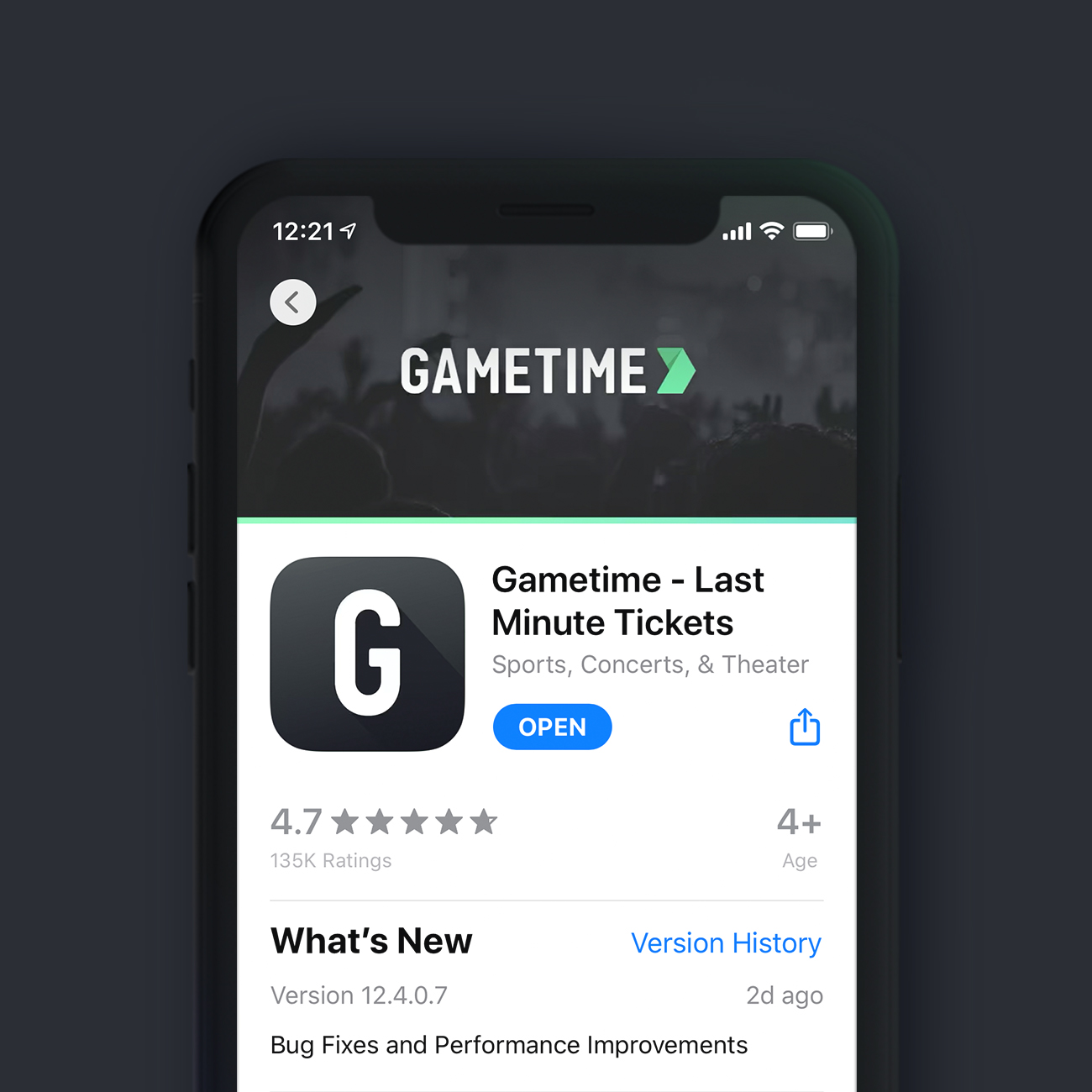 gametime-appstore-home